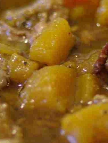 Pumpkin Soup with Beef Shank