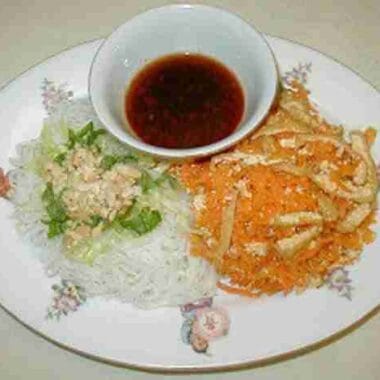 Tofu Salad with Rice Noodle