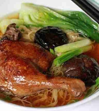 Roasted Duck Noodle Soup