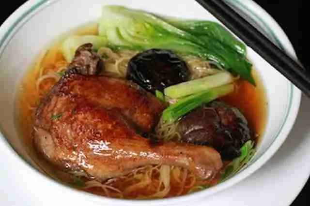 Roasted Duck Noodle Soup