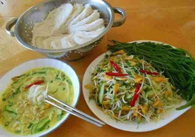 Cambodian Fish Noodle Soup
