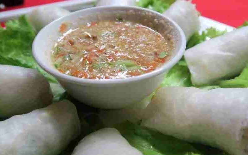 Khmer Vegetarian Spring Roll