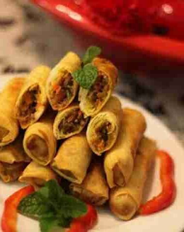 Khmer Beef Spring Roll