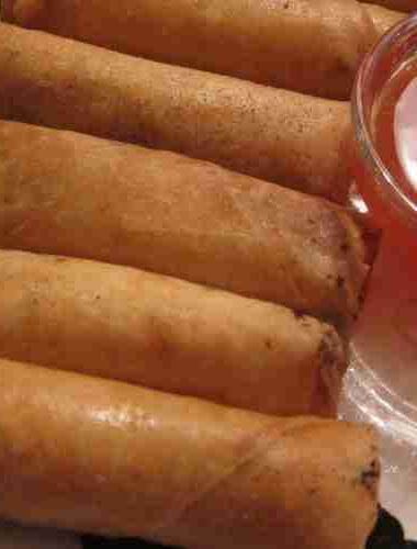 Khmer Taro Pork Spring Roll