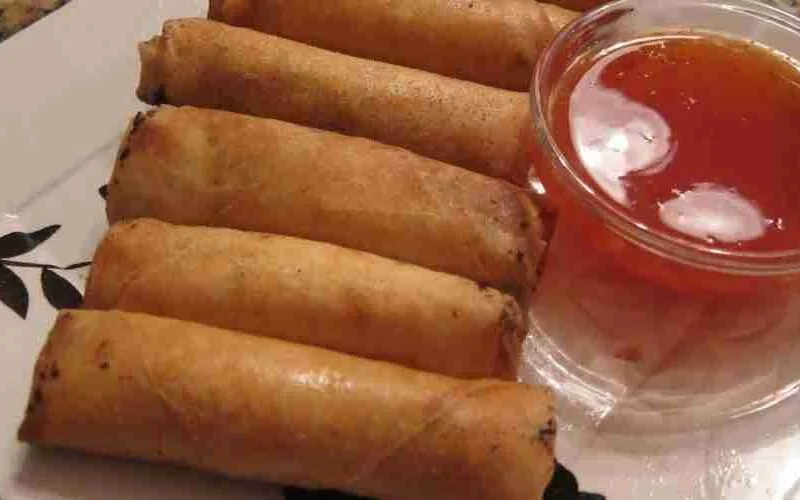 Khmer Taro Pork Spring Roll