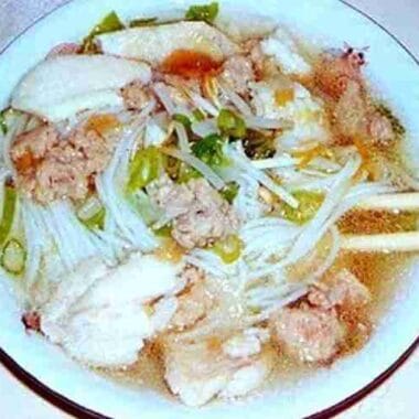 Cambodian Seafood Noodles Soup