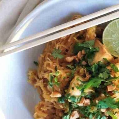 Yummy Spaghetti Squash Pad Thai