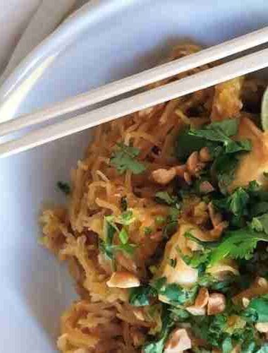 Yummy Spaghetti Squash Pad Thai
