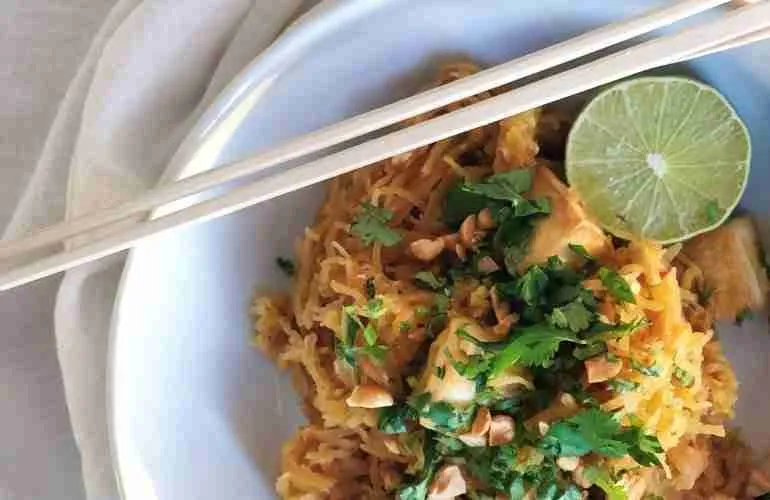 Yummy Spaghetti Squash Pad Thai