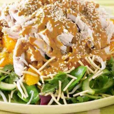 Traditional Thai chicken salad