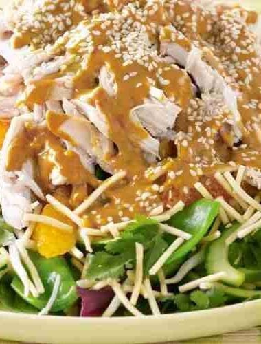Traditional Thai chicken salad