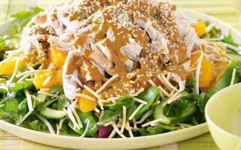 Traditional Thai chicken salad