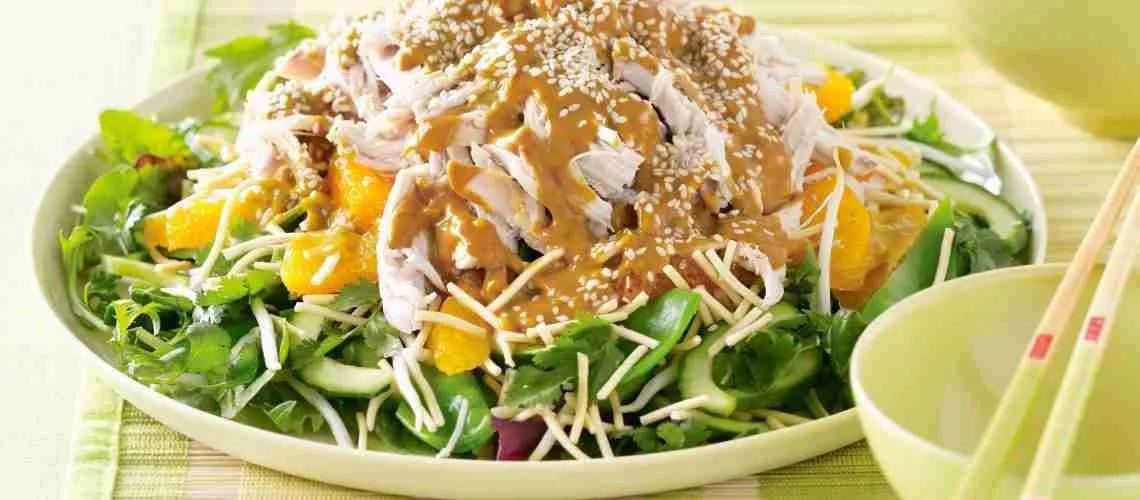 Traditional Thai chicken salad