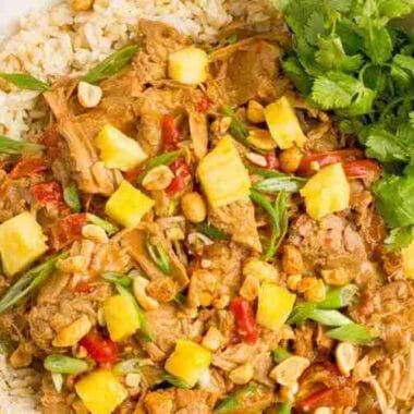 Rice with Slow Cooker Pork