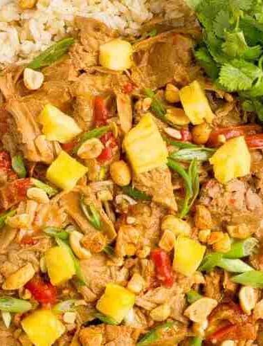 Rice with Slow Cooker Pork