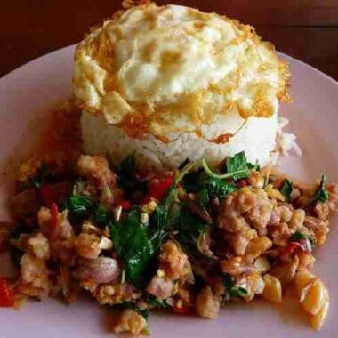 Yummy Thai Ground Chicken Basil