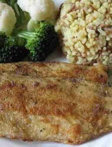 Cambodian Fried Rice with Rainbow Trout