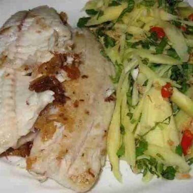 Khmer Fish Mango Salad recipe
