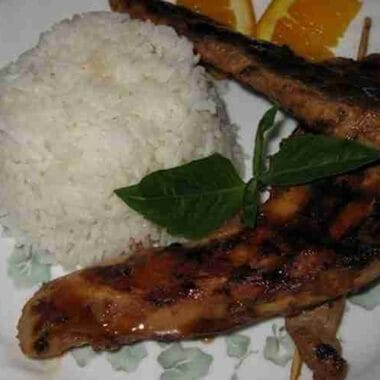 Homemade Grilled Teriyaki Chicken Rice Recipe
