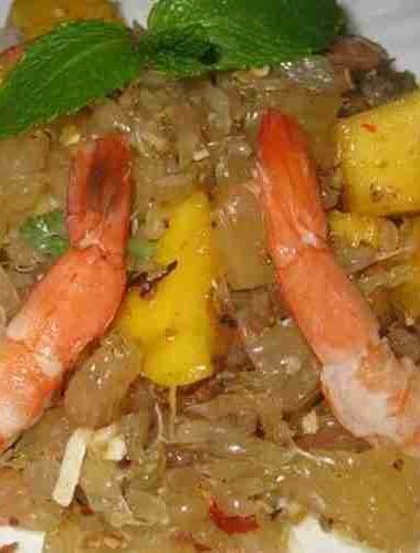 Grapefruit Mango Shrimp Salad Recipe
