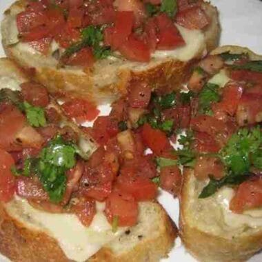Tomato BRUSHETTA with Basil Recipe