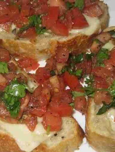 Tomato BRUSHETTA with Basil Recipe
