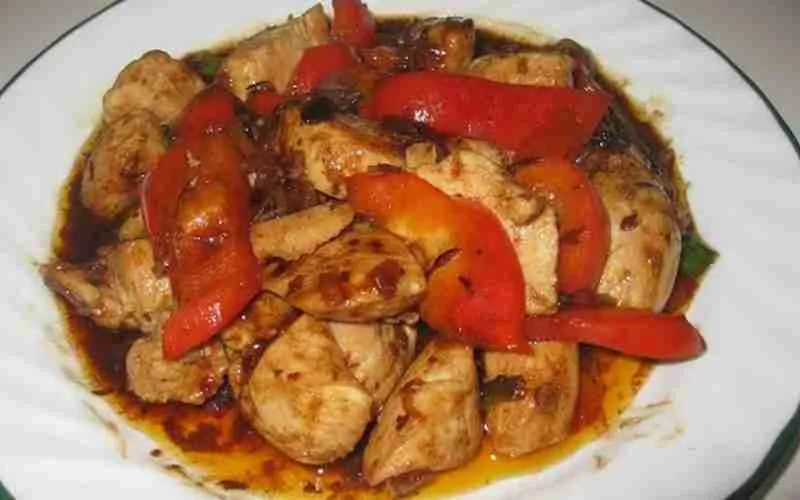 Fried Chicken with Black Bean Sauce Recipe