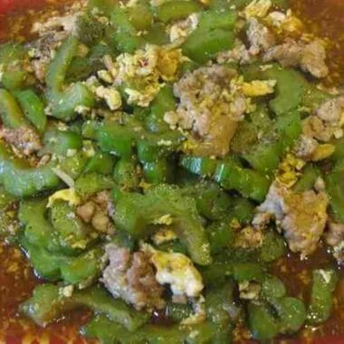 Stir fry Bitter Melon with Pork
