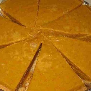 Homemade No bake Pumpkin Pie Recipe