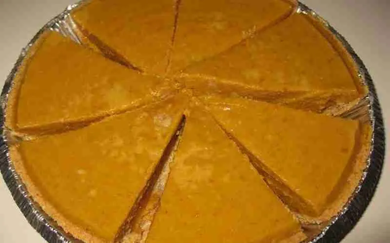 Homemade No bake Pumpkin Pie Recipe