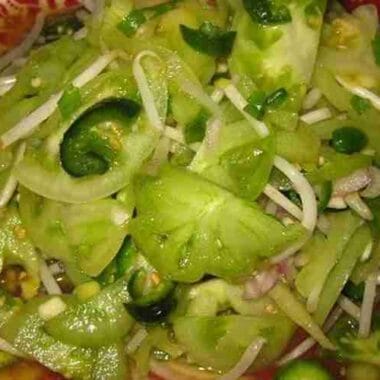 Cambodian Green Tomato Salad Recipe
