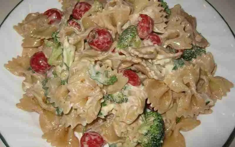 Creamy Bow Tie Pasta Salad Recipe