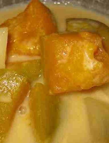 Coconut Pumpkin Taro Dessert Recipe