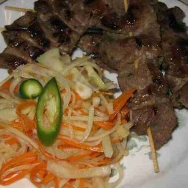 Grilled Lemongrass Beef Skewers Recipe
