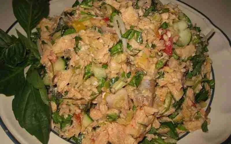 Cambodian Larb or Cambodian Fish Salad