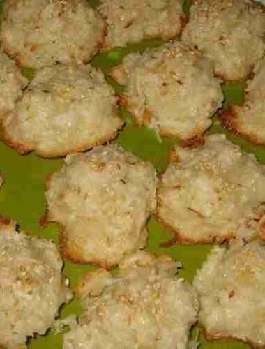 Coconut Meringue Cookies Recipe