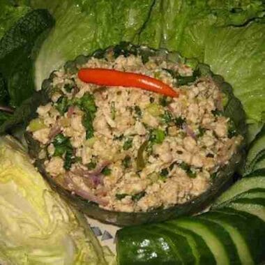 Thai Ground Chicken Salad Recipe