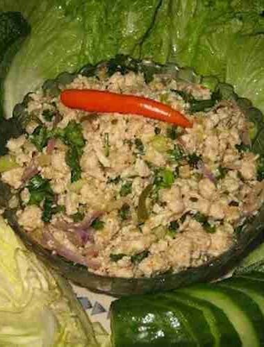 Thai Ground Chicken Salad Recipe
