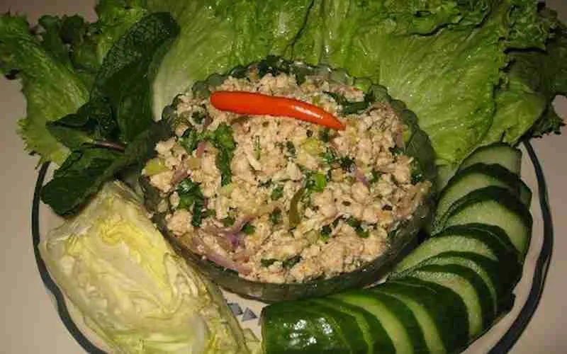 Thai Ground Chicken Salad Recipe