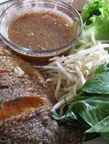 Fish and Pork or Tofu salad