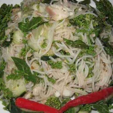 Cambodian Neem Flower Salad