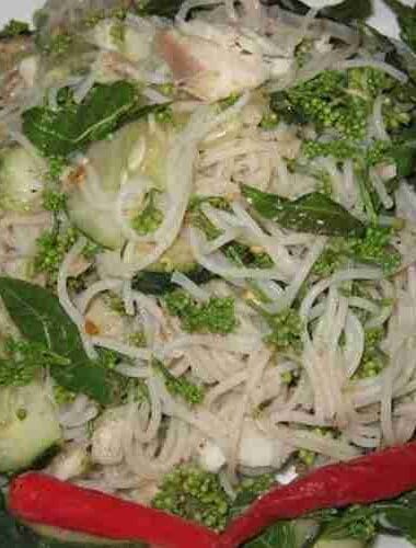 Cambodian Neem Flower Salad