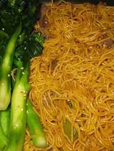 Stir fry Chinese Broccoli Noodle