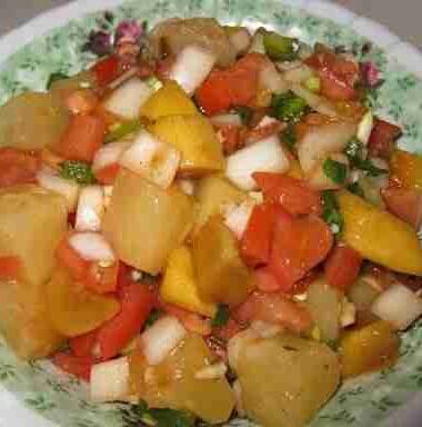 MANGO AND PINEAPPLE SALSA