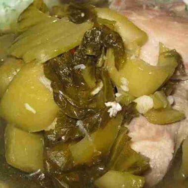 Pickle Green Mustard with Pork Soup