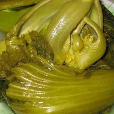 Homemade Pickle Green Mustard Recipe