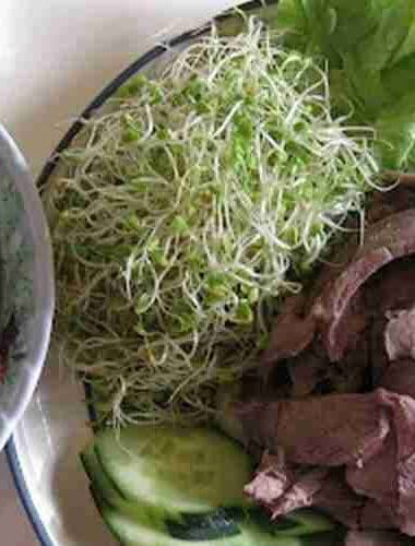 Cambodian Grilled Beef With Lime Sauce