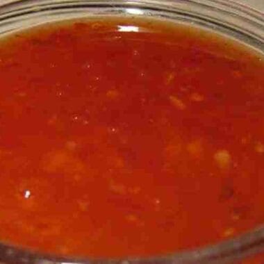 Homemade Sweet and Chili Sauce