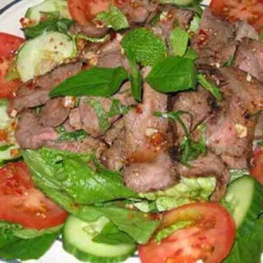 Homemade Thai Beef Salad