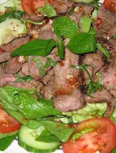 Homemade Thai Beef Salad